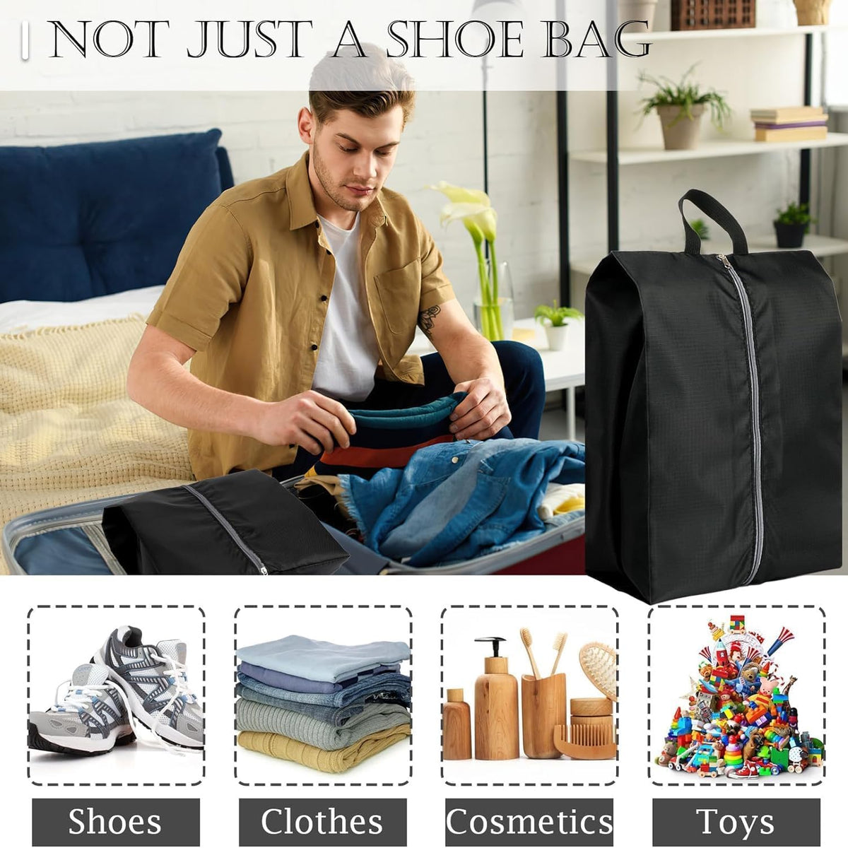 Portable Waterproof Travel Shoe Bag