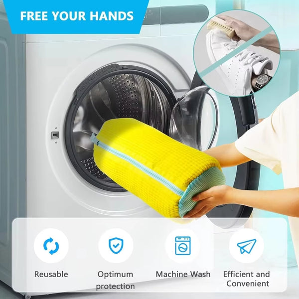 Shoe Laundry Bag with Soft Brush