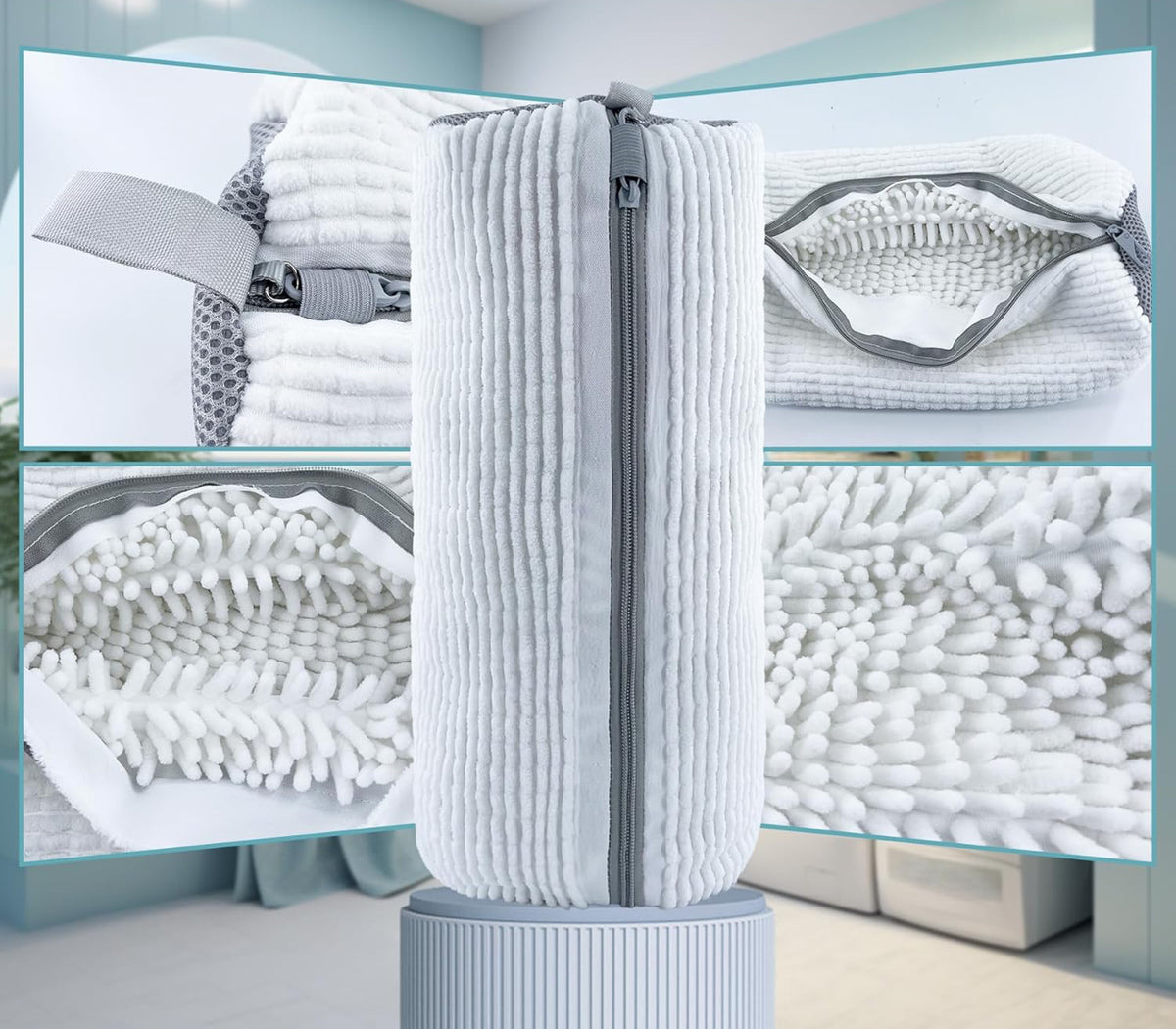 Shoe Laundry Bag with Soft Brush
